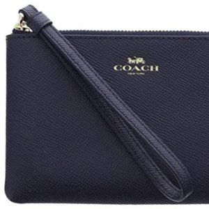Coach Women's Navy Wristlet